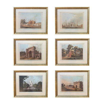 Set of six Thomas Daniell Prints