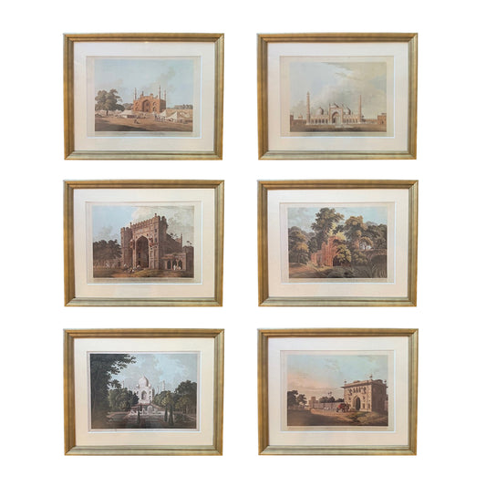 Set of six Thomas Daniell Prints