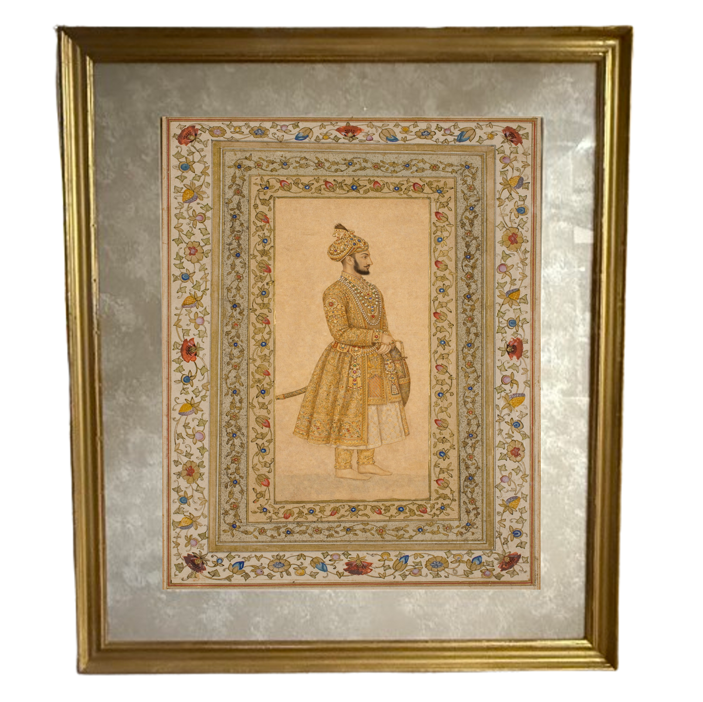 A Pair of Mughal Portrait Prints