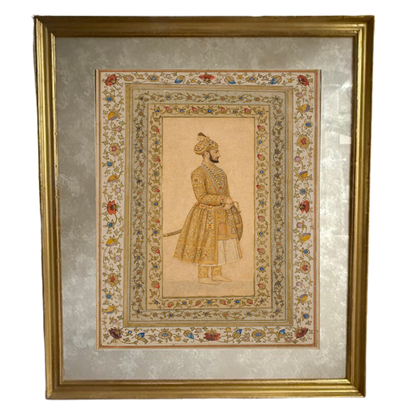 A Pair of Mughal Portrait Prints